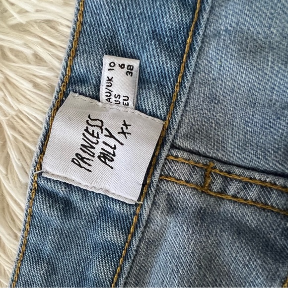 Princess Polly Hallie Denim Mini Skirt - Size 6 - Picture 3 of 4